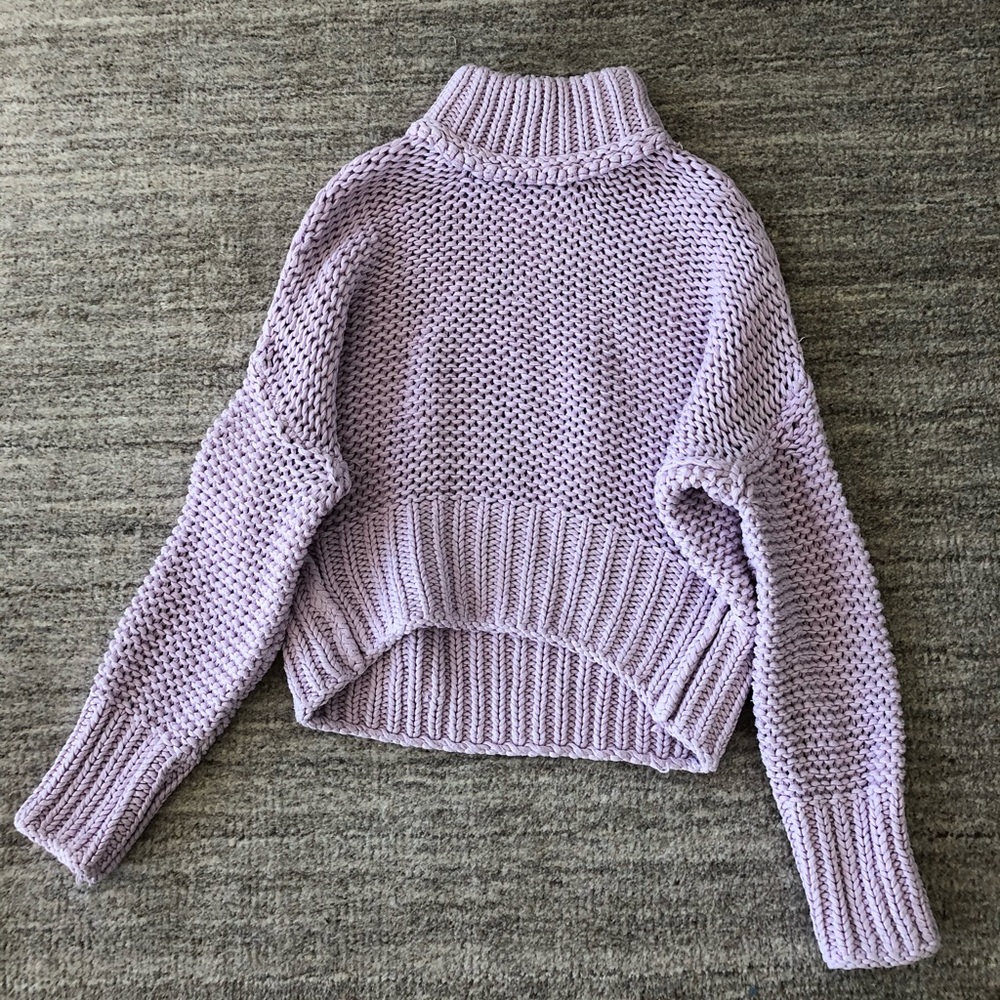Free People Lavender Spring Sweater 🍬
